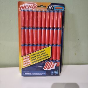 NWT Hasbro Nerf Darts 80 Ct Toy Extreme Accuracy Speed Distance Boys 8+ Group